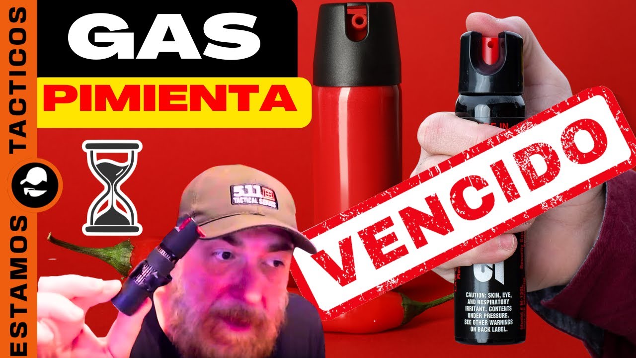 Gas pimienta VENCIDO SIRVE?