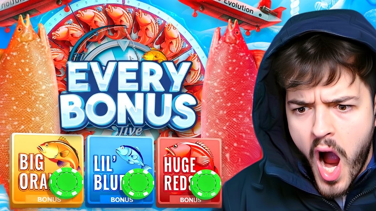 CATCHING EVERY FISH ON ICE FISHING LIVE (GAME SHOW)