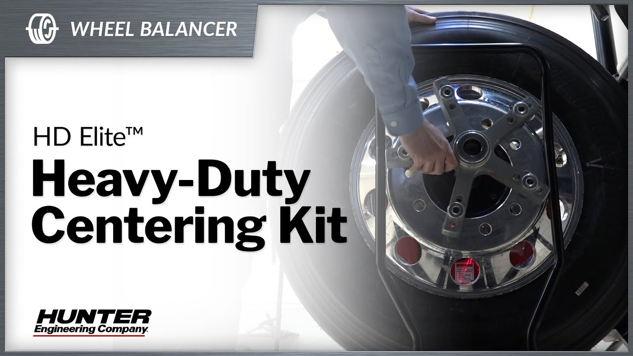 HD Elite™ Wheel Balancer: Using the Heavy-Duty Centering Kit