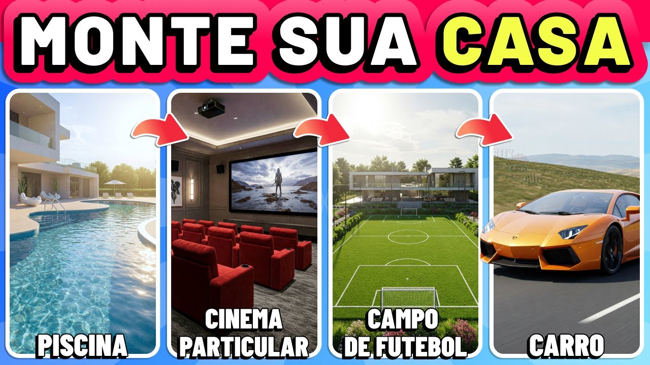 🏠 MONTE SUA CASA DOS SONHOS 🤩 Jogo das Escolhas 🔄️