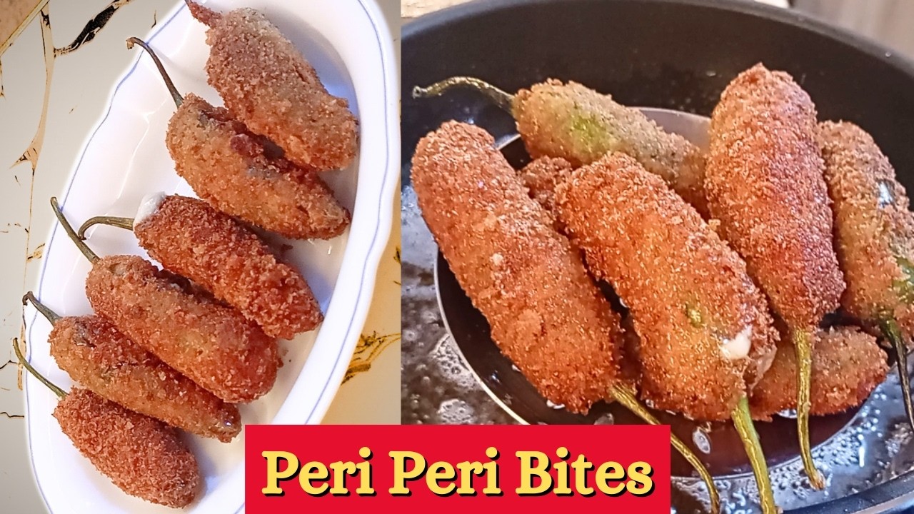 Crispy & Cheesy Peri Peri Bites | Chicken Peri Peri Bites Recipe | Rabi Food Diaries