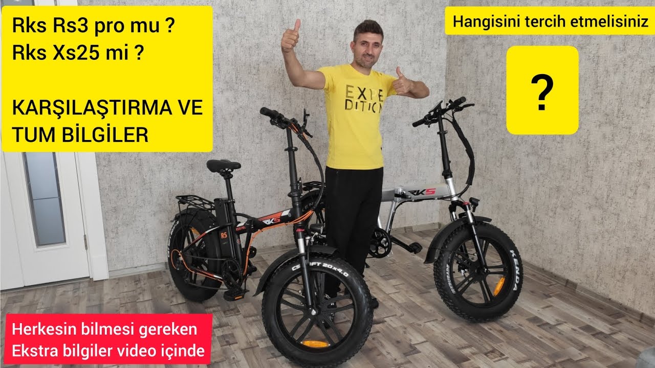 Rks Rs3 Pro mu, Rks Xs25 mi? Elektrikli bisiklet Karşılaştırması ve Video içinde ekstra herşey var 😉
