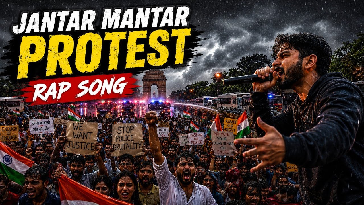 Jantar Mantar Protest Rap 2026 🇮🇳 | Powerful Hindi Political Rap |HIP HOP Original song#JantarMantar