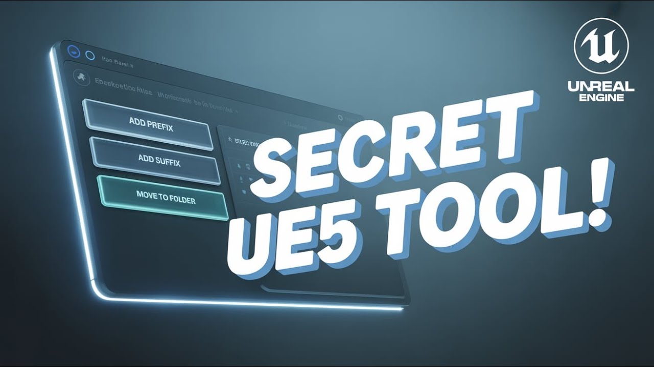Batch Rename & Organize Like a Pro – Editor Utility Widget Tutorial in UE5