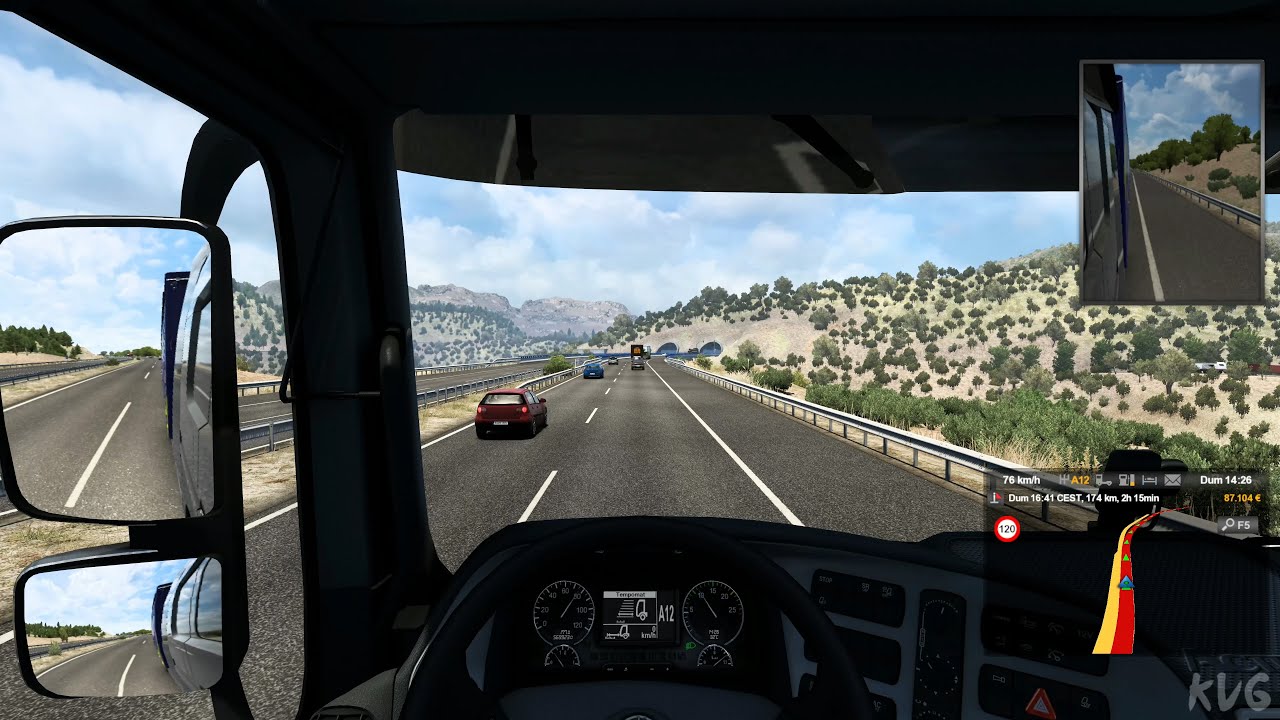 Euro Truck Simulator 2 - Granada to Madrid - Iberia Gameplay (PC UHD) [4K60FPS]