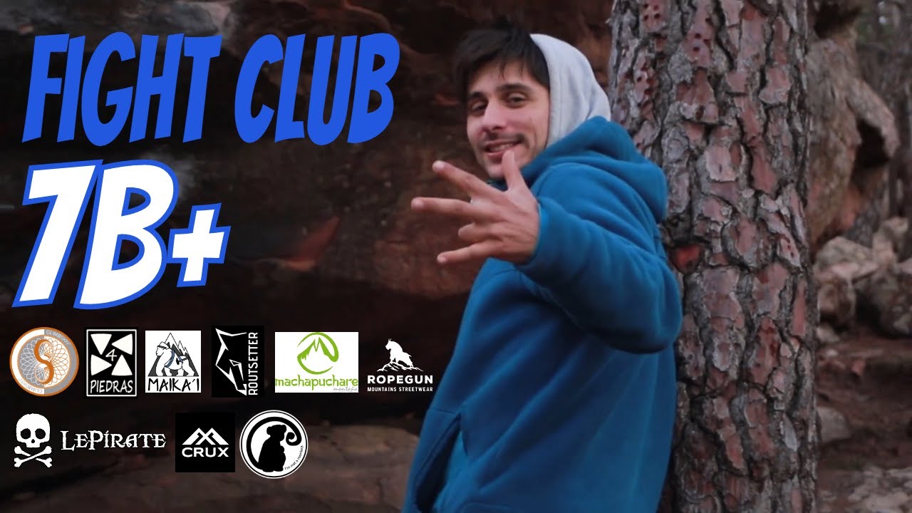 Fight Club 7B+ | Albarracín Boulder | Sector la Fuente