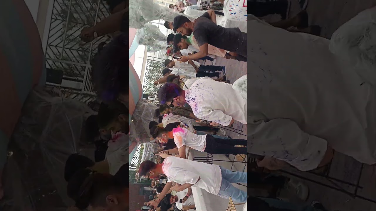 Roof holi party at mumbai#technoclubbing #party #dj #models #trancenight #music #tranceparty #holi