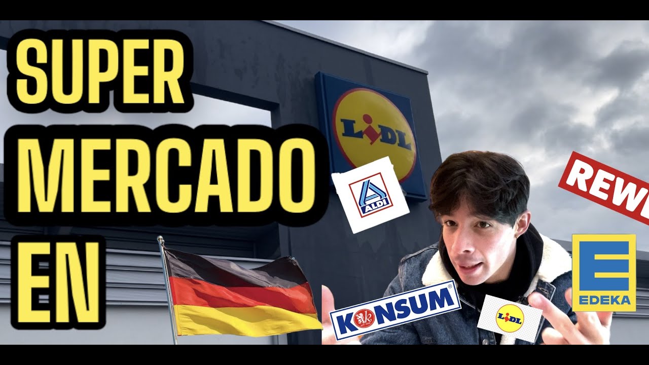 SUPER MERCADO EN ALEMANIA (NUNCA veras un supermercado igual)