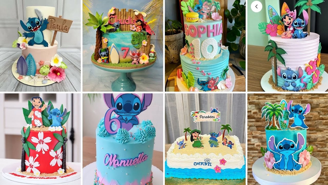 Os Bolos Tema Stitch Mais Lindos e Criativos Que Você Vai Ver Hoje 🧁💙 #party #cake