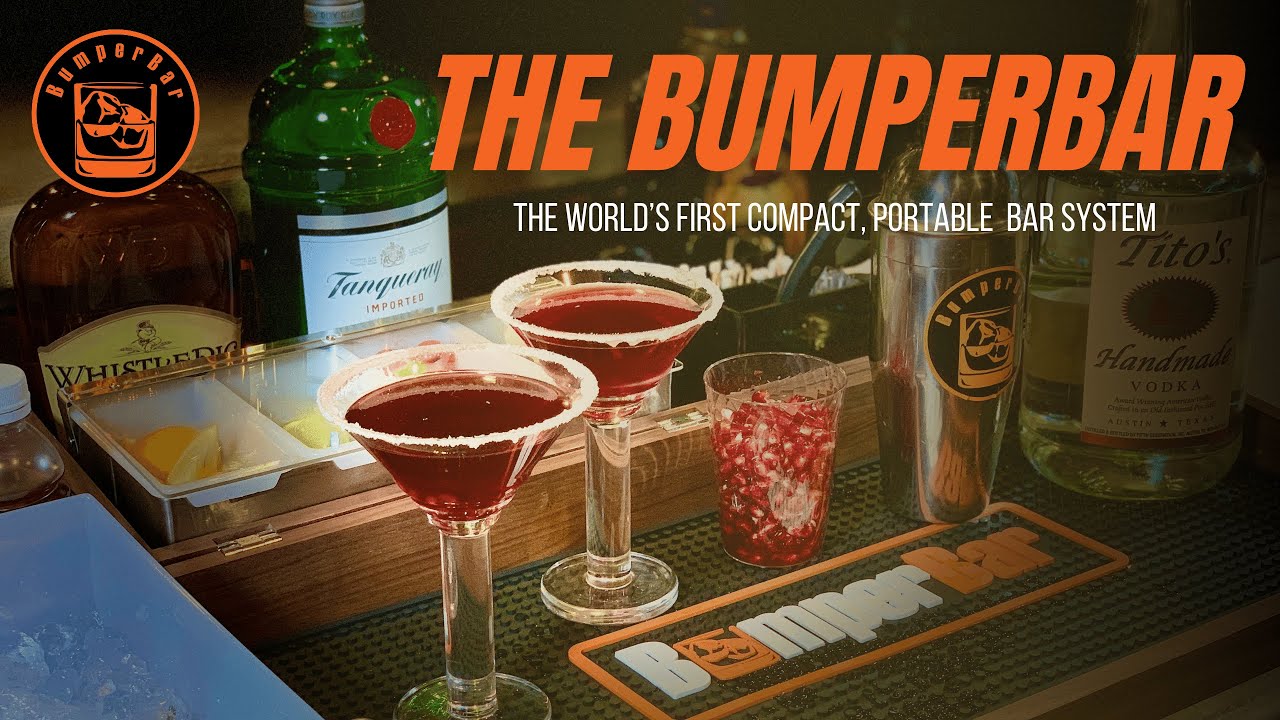 The BumperBar - The World&rsquo;s First Compact, Portable Bar System!