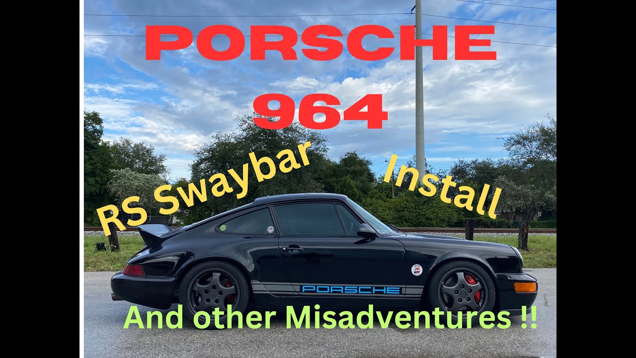 Porsche 964 RS Swaybar Installation