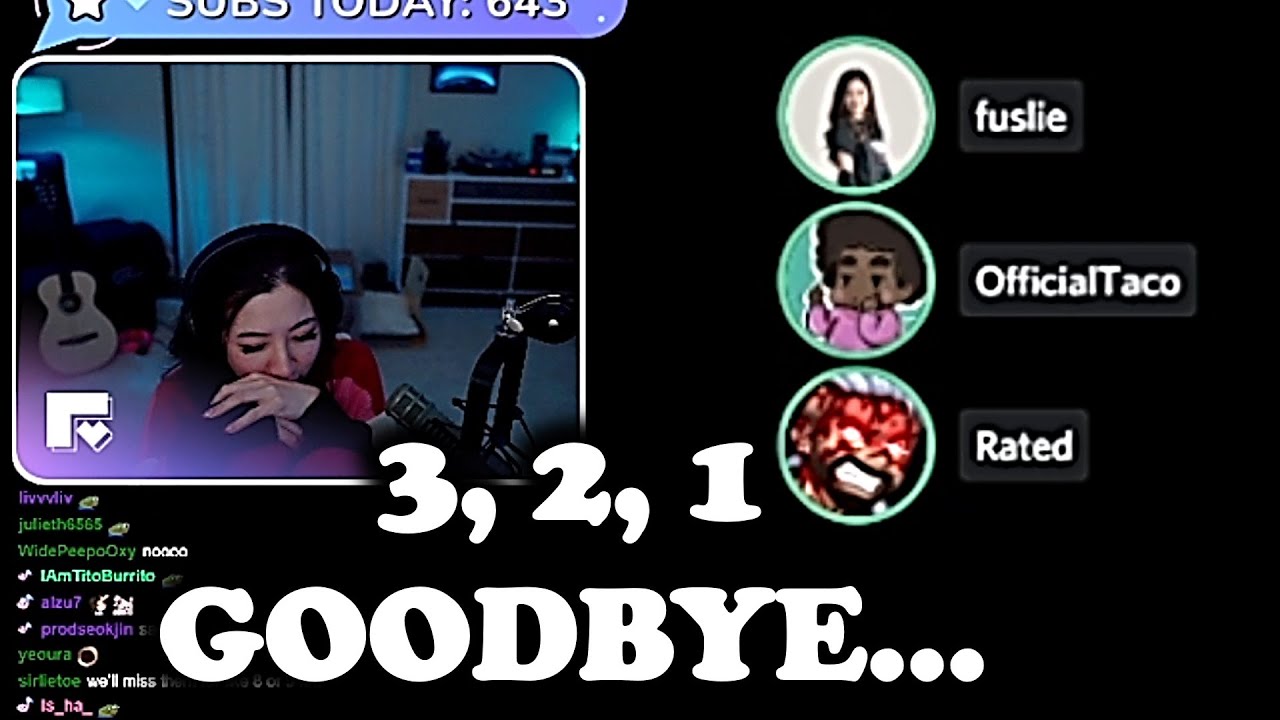 fuslie, Ratedepicz, OfficialTaco SAY GOODBYE to each other GONE DRAMATIC & EMOTIONAL