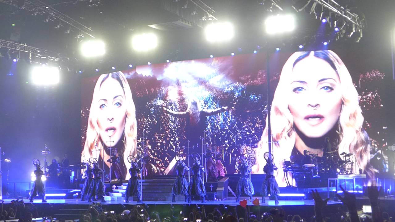 Madonna Rebel Heart Sydney 2016 - Opening song - Iconic