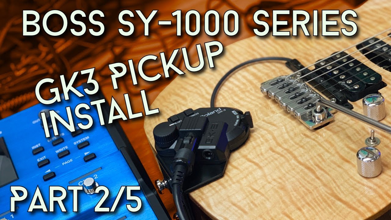 How to install a GK3 Pickup! ( Boss SY1000 Part 2/5)