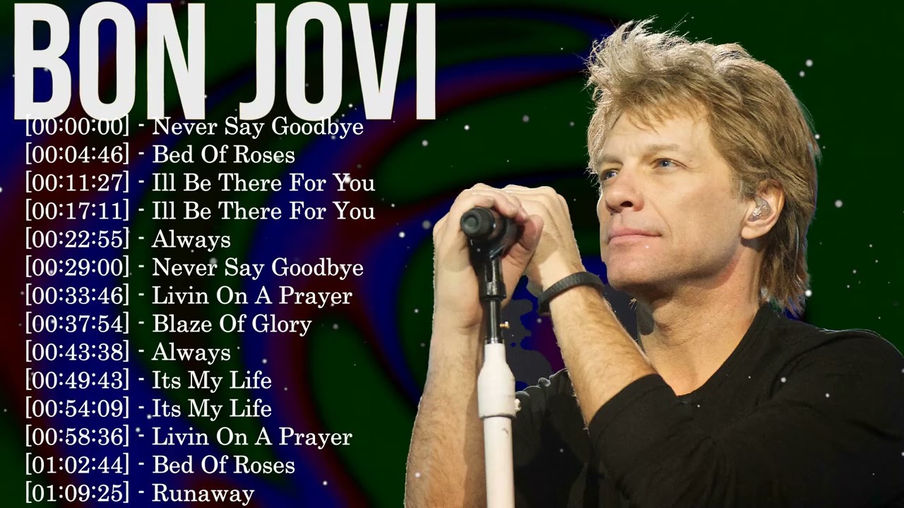 Greatest Hits Bon Jovi – Top 10 rock anthems and power ballads, legendary songs