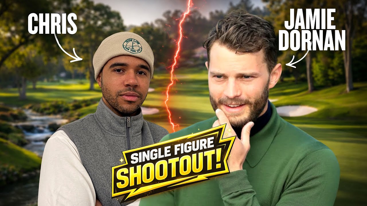Jamie Dornan Vs Chris ⛳️ | Single Figure Showdown (Intense Finish)