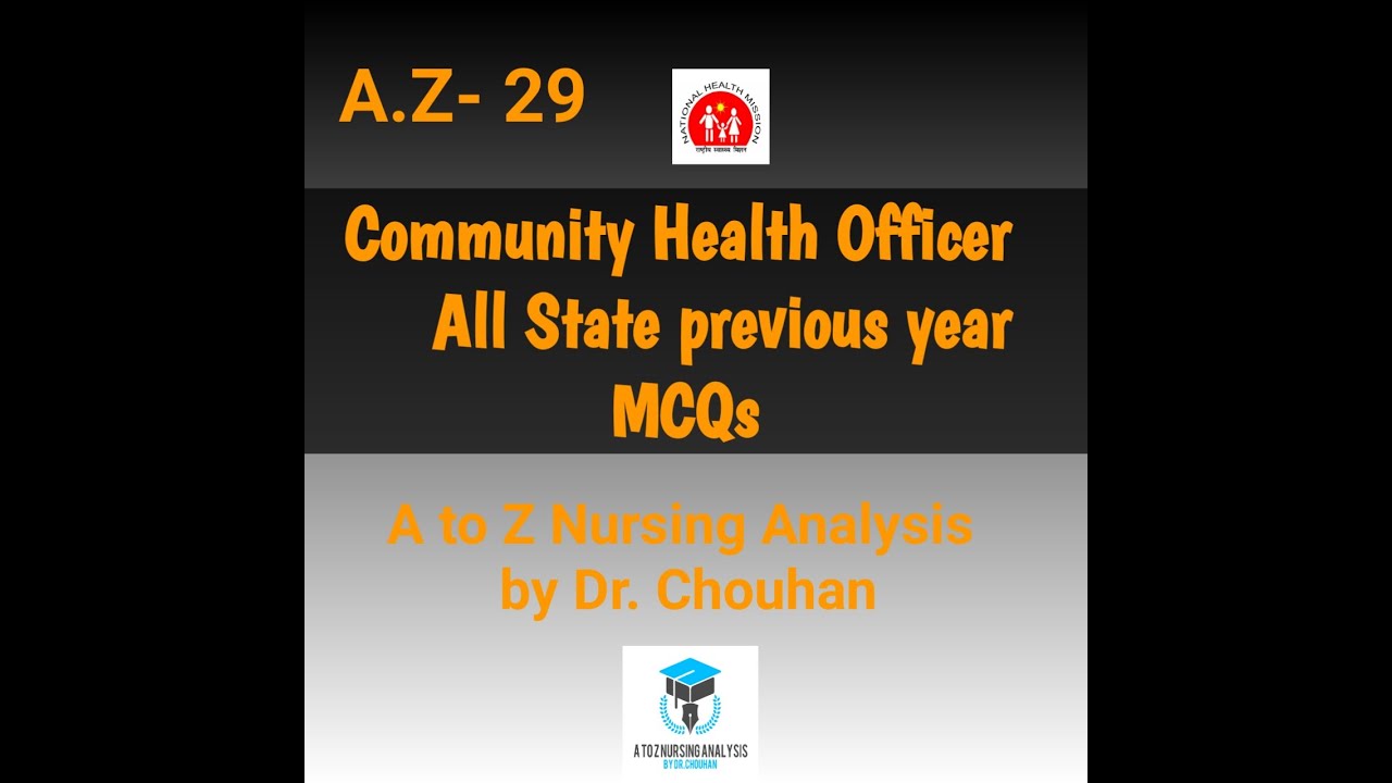 Community Health officer##all state CHO NHM##all Nursing officer Exam