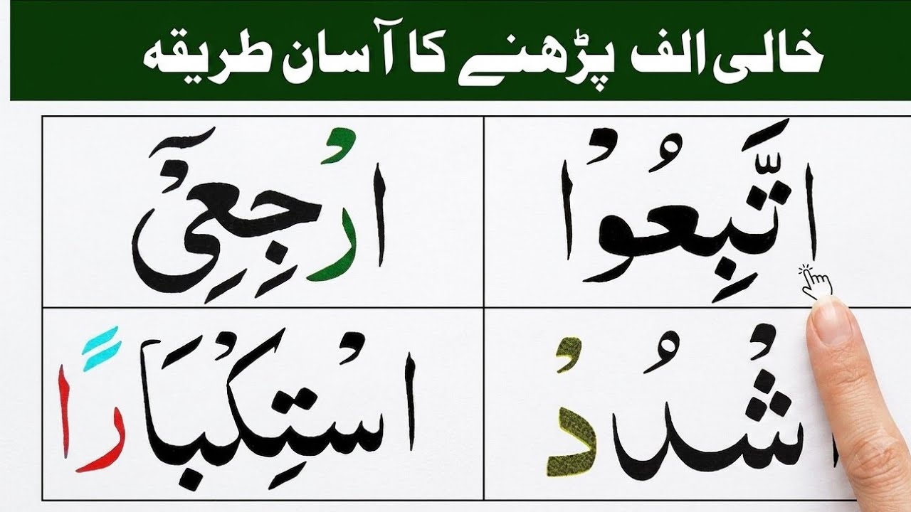 Khali Alif || Khali Alif Par Kia  Padhenge? || NoorulQuranlife1 