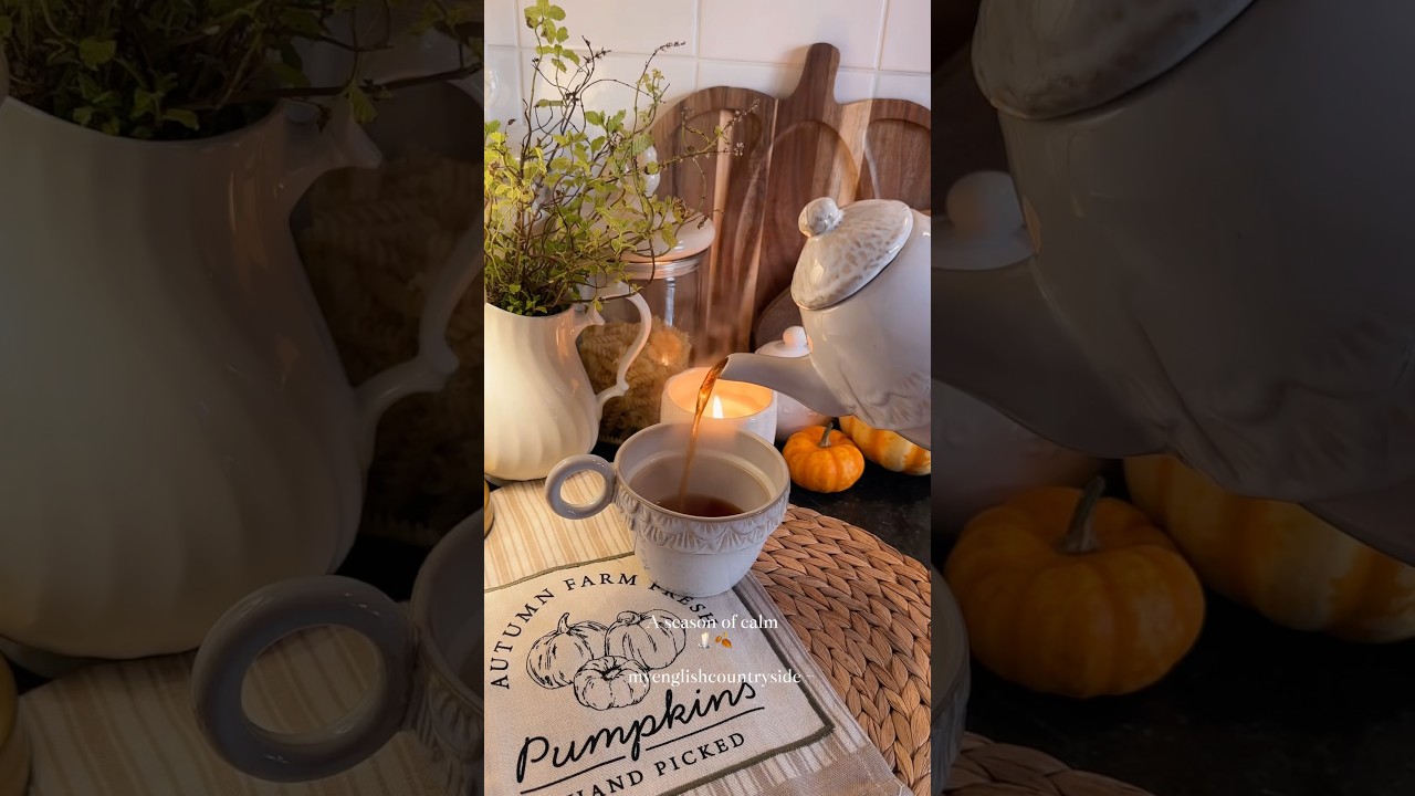 Slow Living English Countryside 🍂 Cosy Autumn Vibes, Tea Time & Peaceful Moments #slowliving