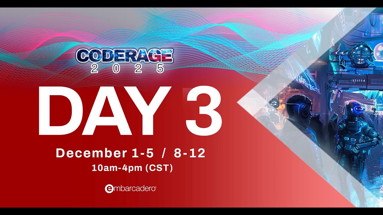 CodeRage 2025 with Ian Barker | Day 3