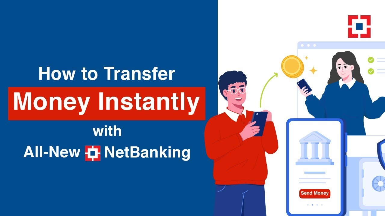 How to Transfer Money instantly with All-New HDFC Bank NetBanking