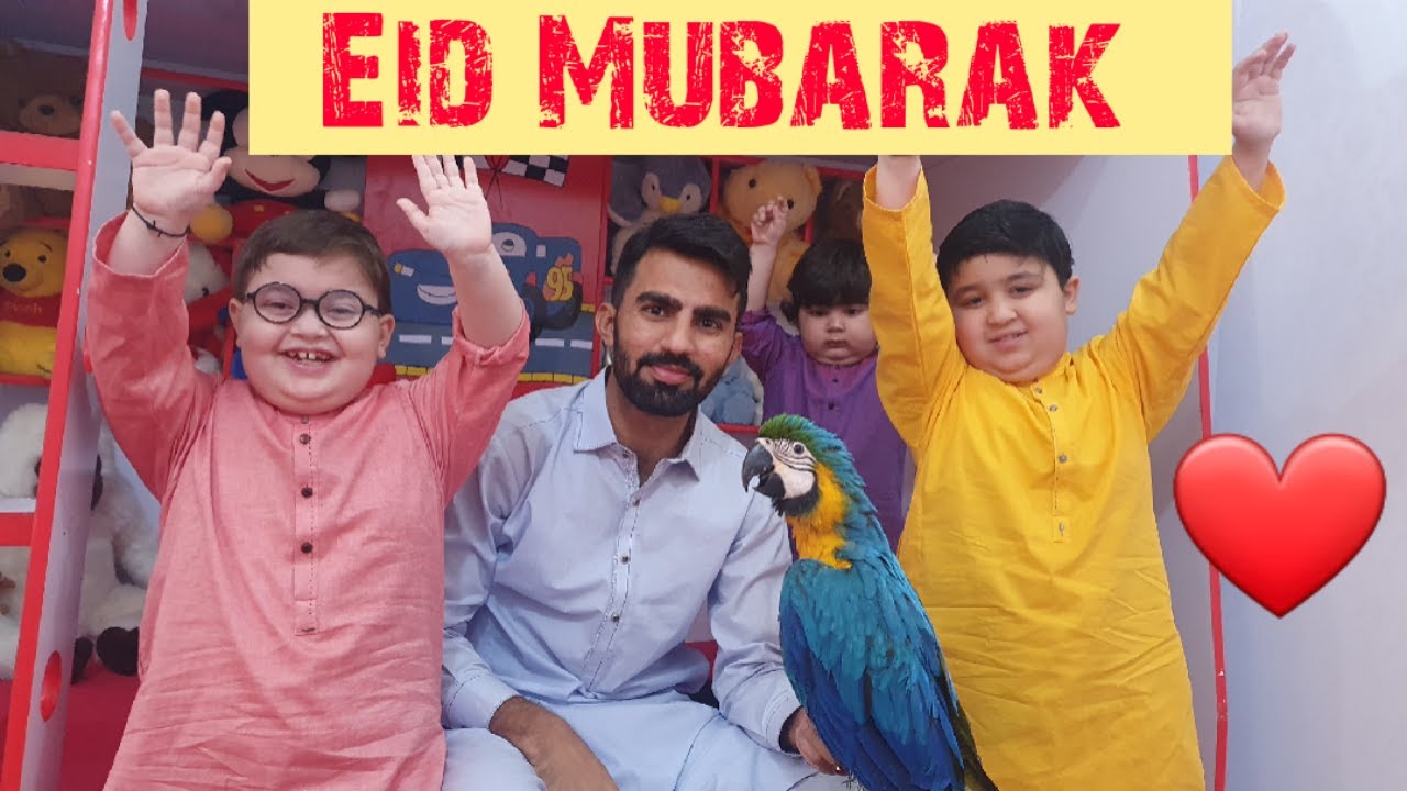 Cute Ahmad shah | Wishing Eid Mubarak | New Eid Video 2021 | Abubakar and Umer |