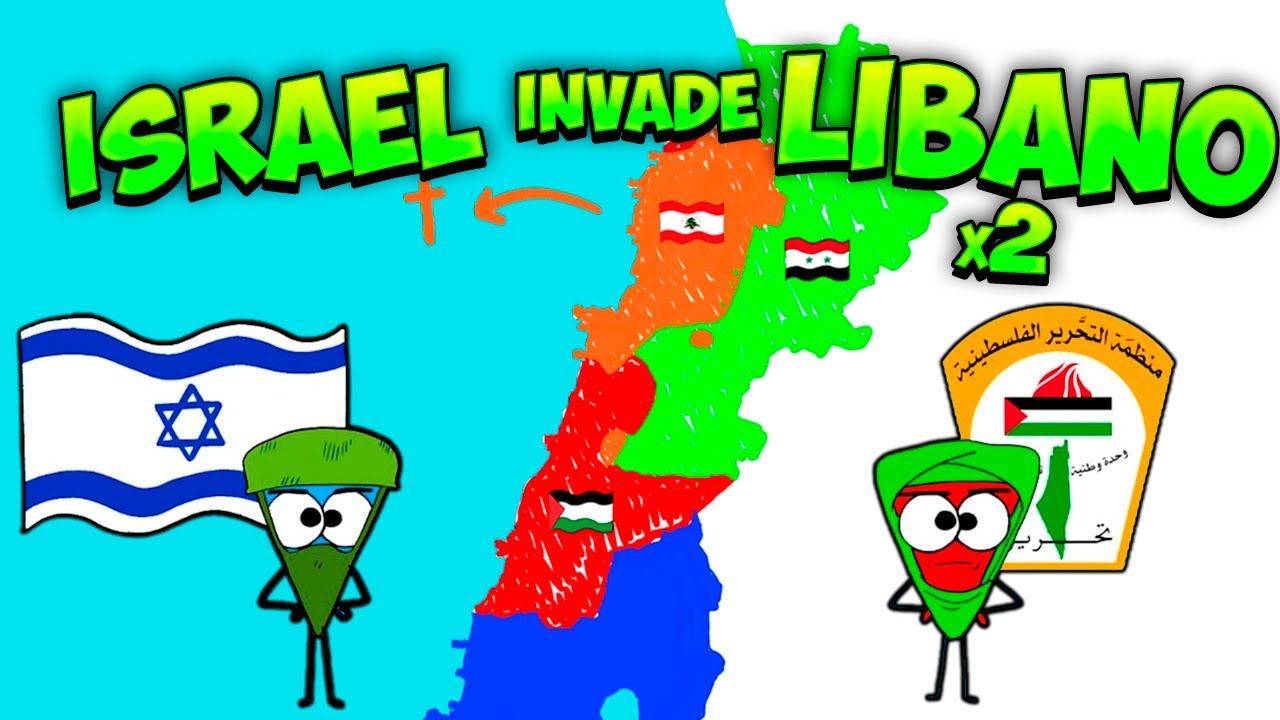 ISRAEL invade el L&Iacute;BANO (1978 y 1982) - Explicaci&oacute;n animada