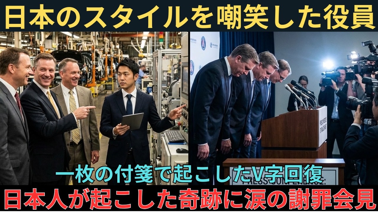 【海外の反応】「『日本式は時代遅れ』と笑った役員...赤字300億の工場が90日で黒字化→