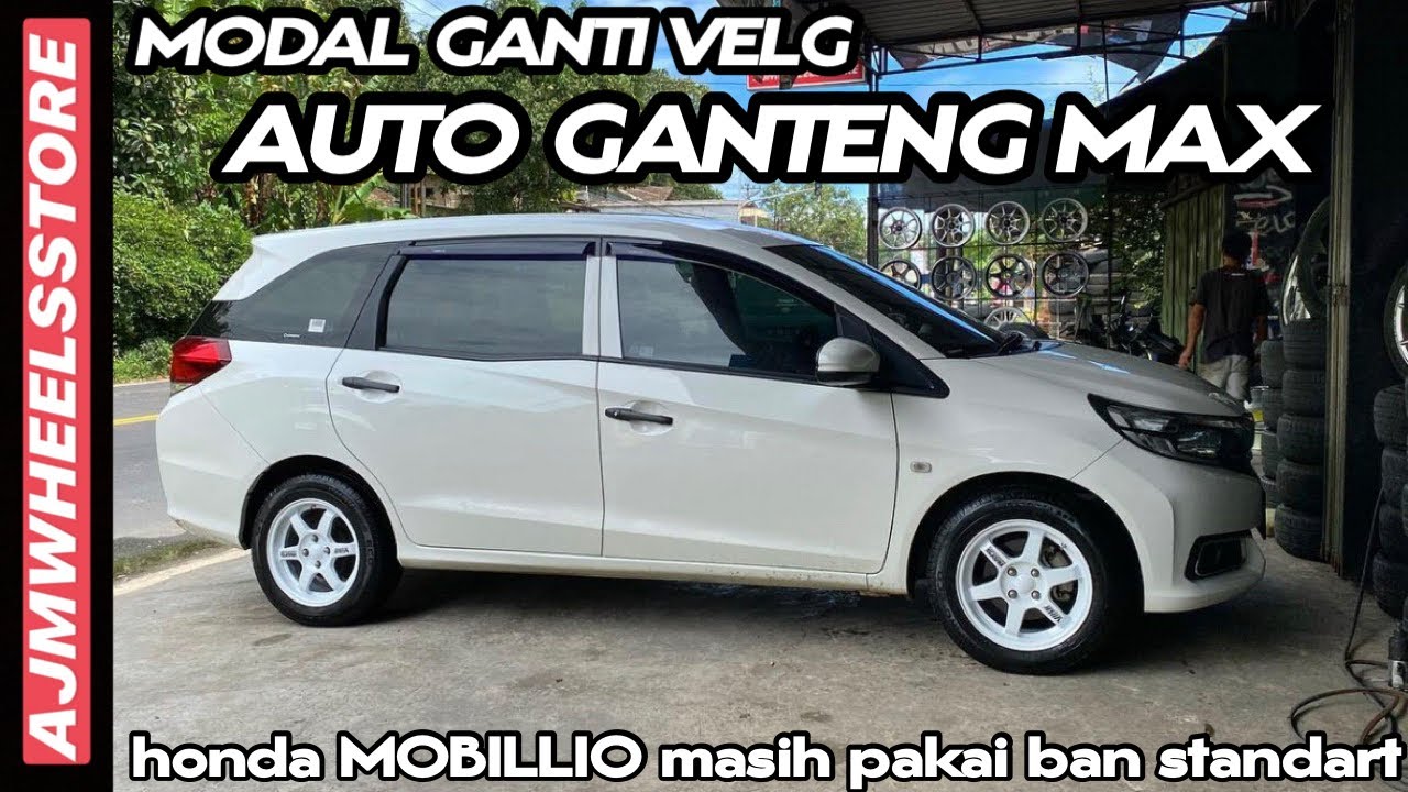 CUMAN MODAL GANTI VELG MOBILLIO INI JADI CAKEP BANGET !!! MASIH PAKAI BAN STANDART