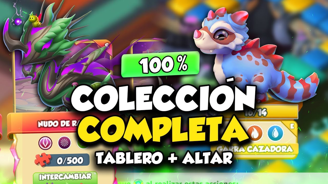 Dragon Mania Legends: Completo la Colección Ancestral (2 Dragones: Tablero + Altar)