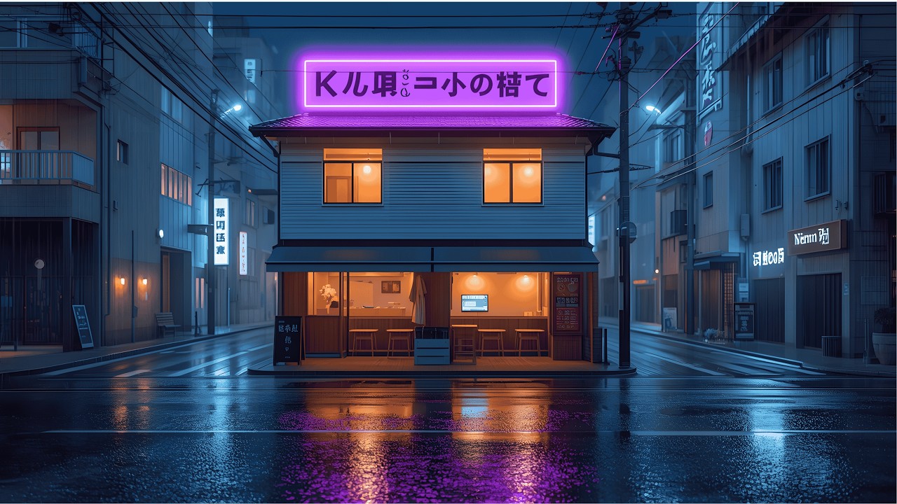 Cozy Café Window Rain ☕🌧️ Lofi Chill Mix