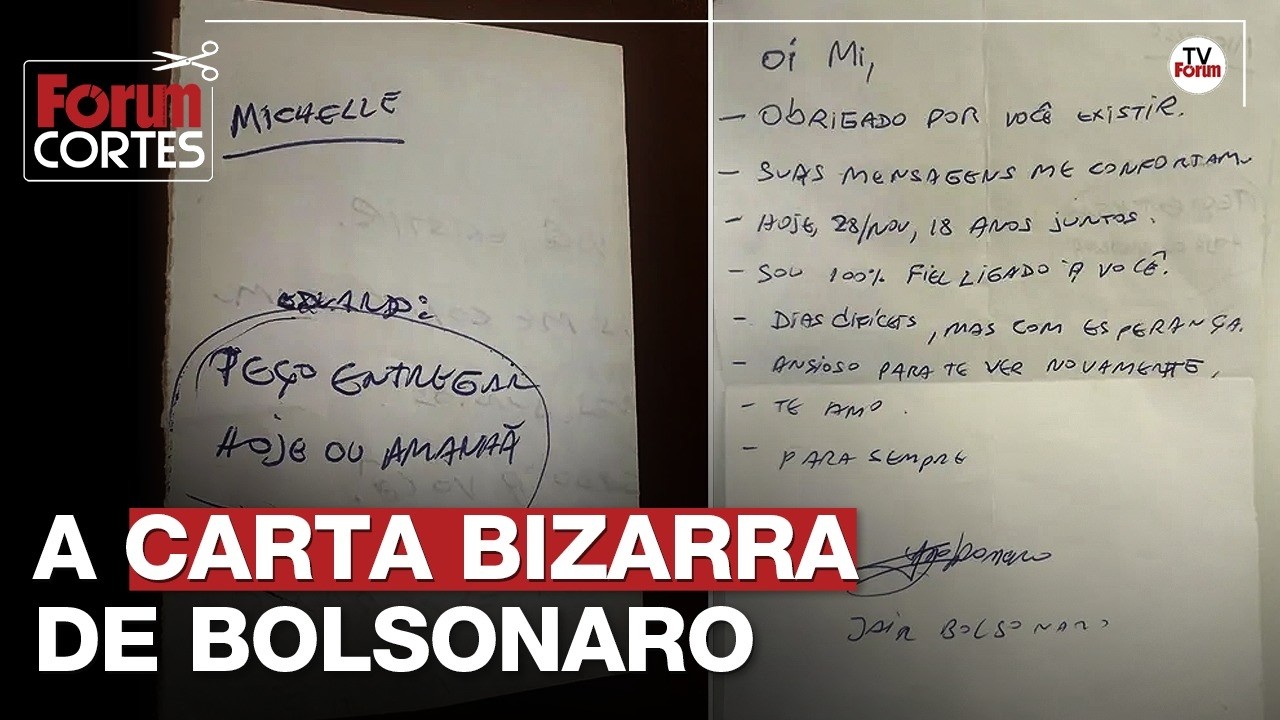 Bolsonaro inaugura novo gênero literário em carta de amor pra Michelle