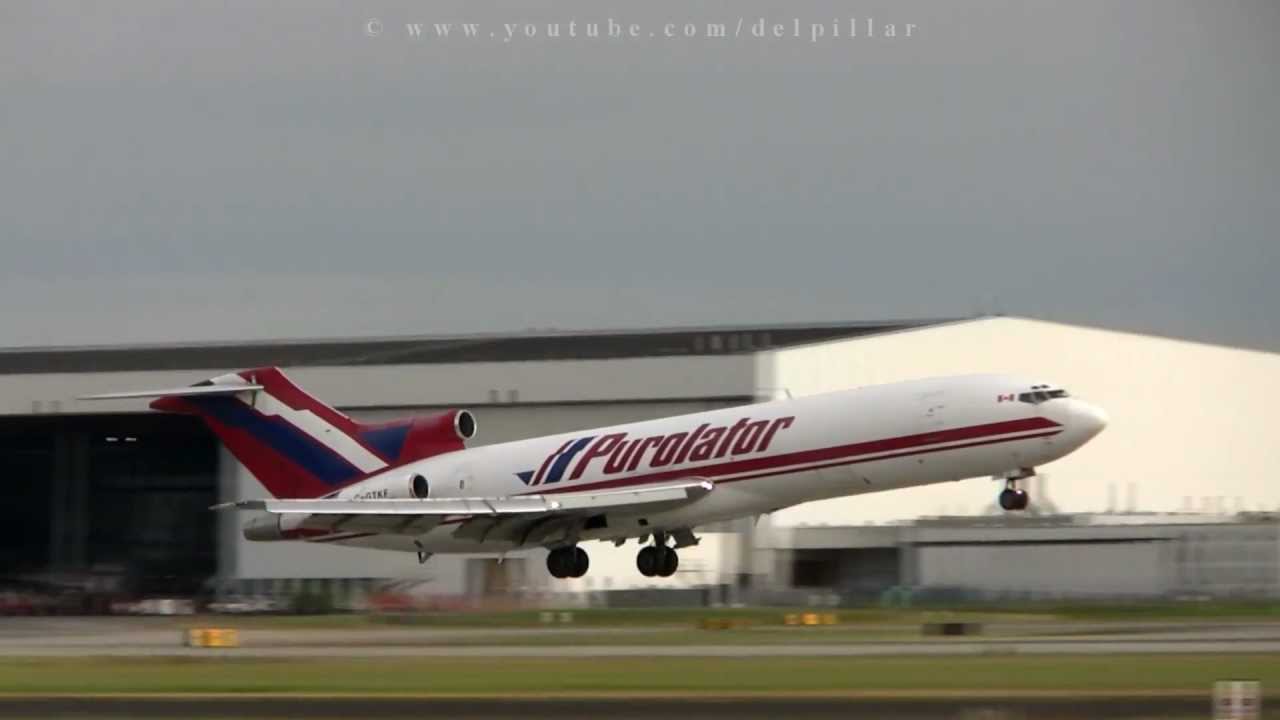 Purolator Courier  DC-10, B727 collection 2011 at YVR