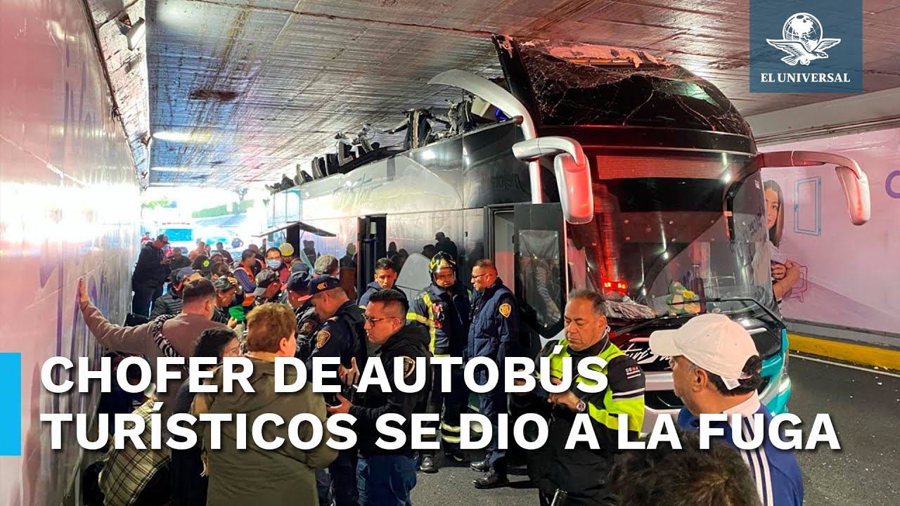 ¿Qué pasó en el choque del autobús turístico en Viaducto? Esto se sabe