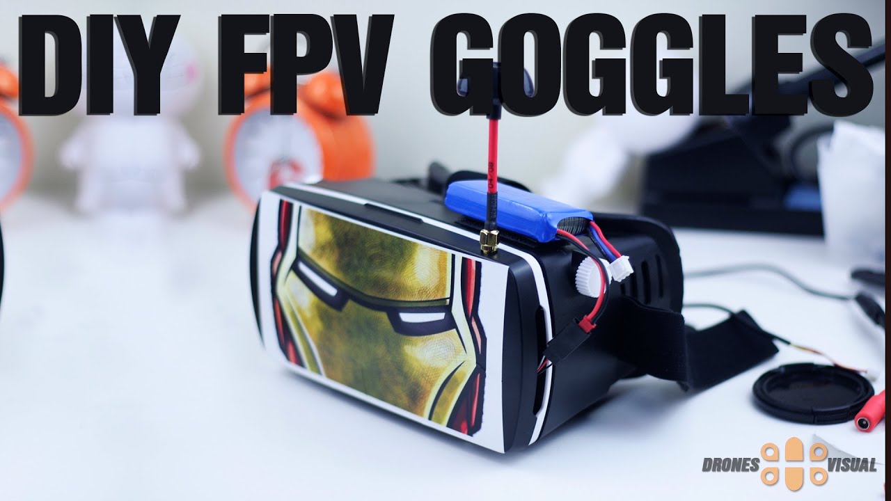 DIY FPV Goggles 5.8Ghz 5 Inches Screen Affordable and Easy FPV
