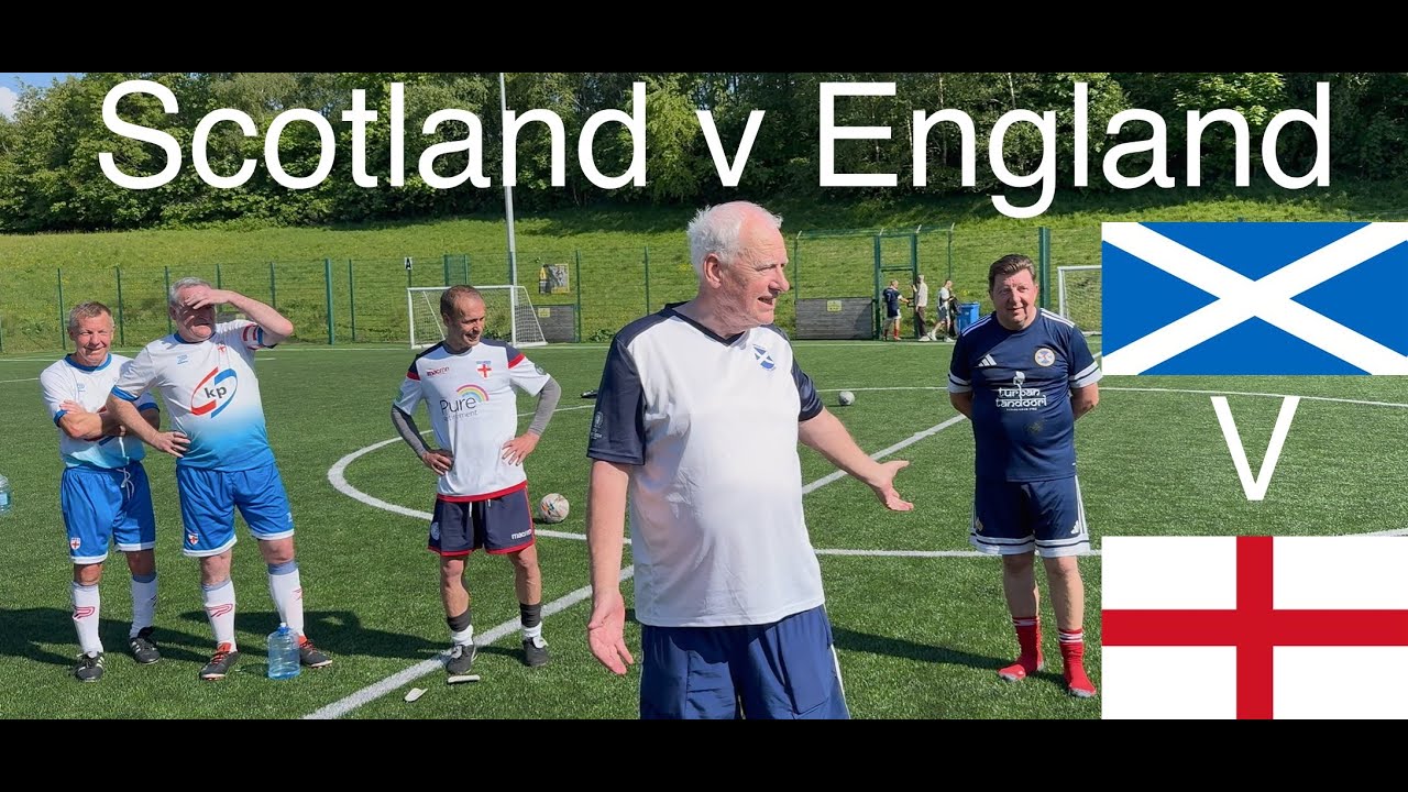 Secret Scotland v England Football Match Captured on Film in Glasgow