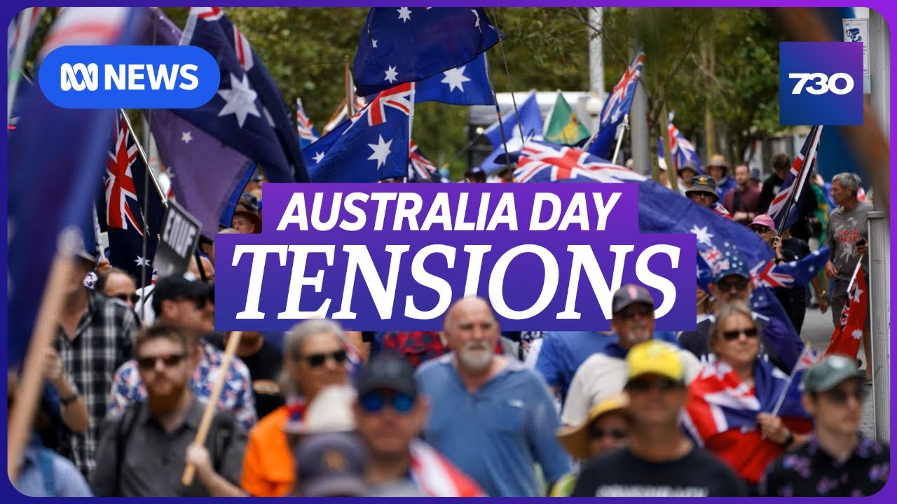 Rallies on Australia Day see violence, a bomb scare and neo-Nazis | 7.30