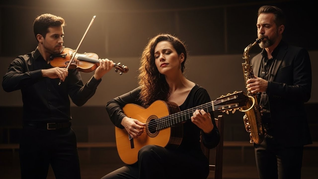 Flamenco Trio Live — Guitar, Violin & Sax
