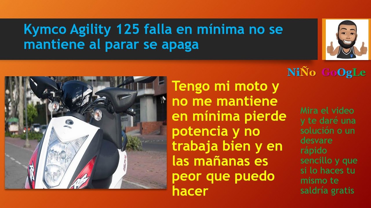 【Solución fácil】Agility 125 kymco no se mantiene en mínima y pasa mucho combustible y falla