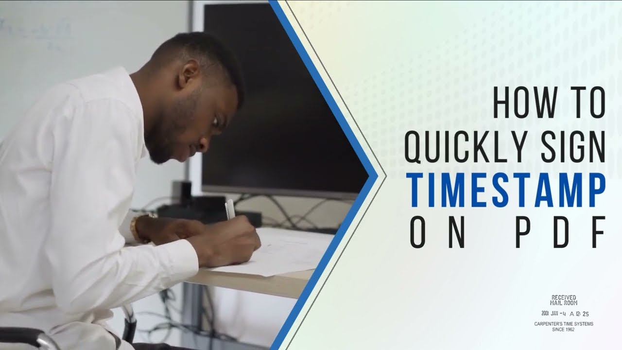 How to Quickly Sign Timestamp on PDF