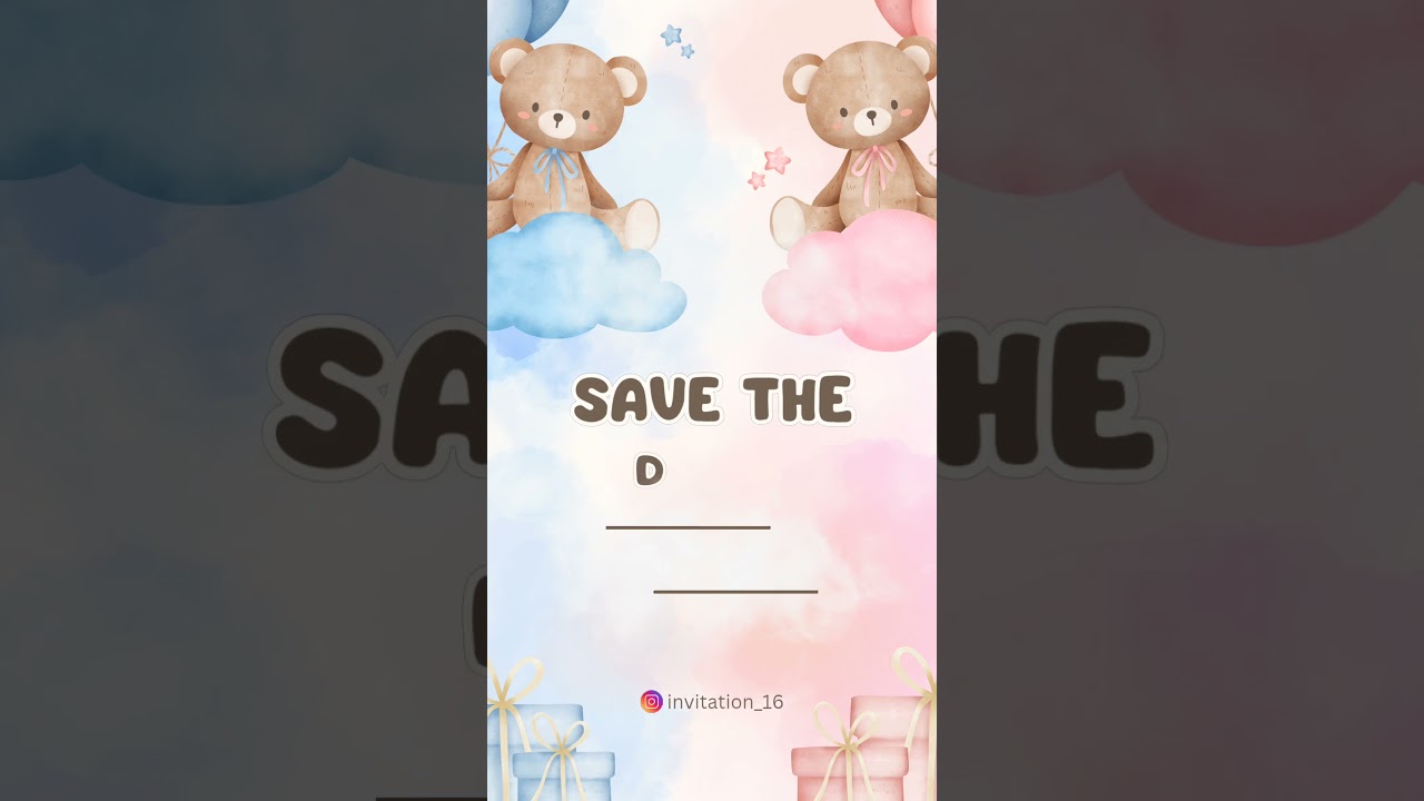 Get customised Baby Gender Announcement 👸🏻 Comment for price & order💌 