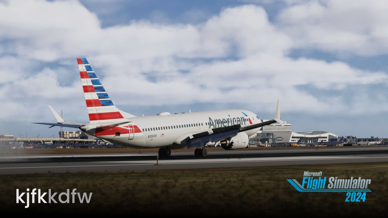 MSFS 2024 - iFly 737 MAX 8 - ❄️ New York to NEW iniBuilds Dallas