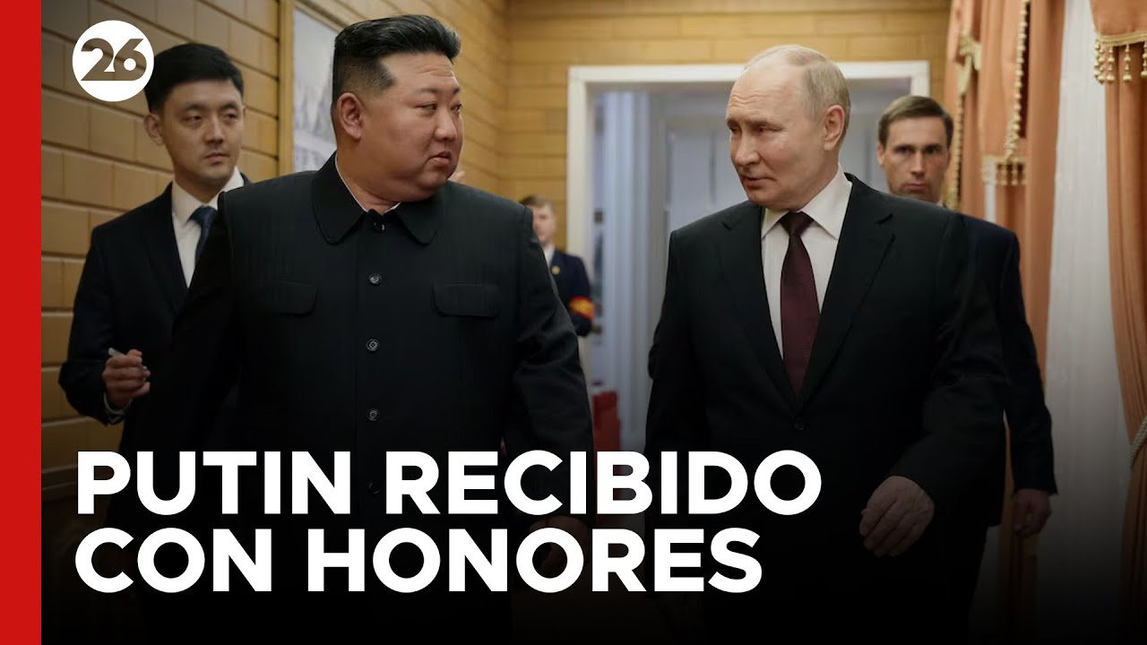 ASIA | Putin, recibido con honores en Corea del Norte