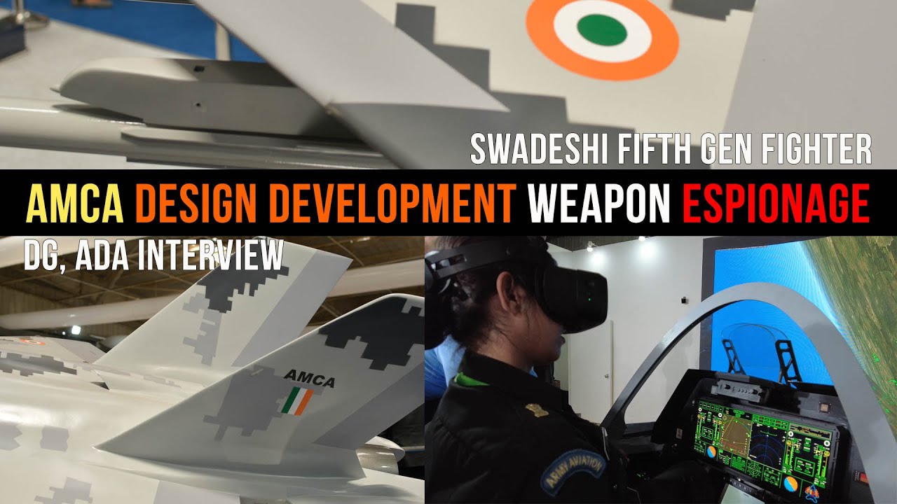AMCA Fifth Generation  Stealth Fighter Jet Design & Development Updates | DG — ADA Interview | Hindi