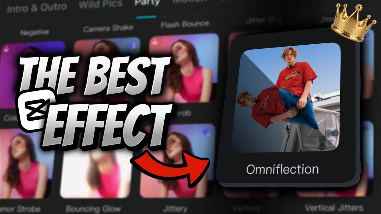 The Best CapCut Free CapCut Effect | Omniflection Effect Tutorial 