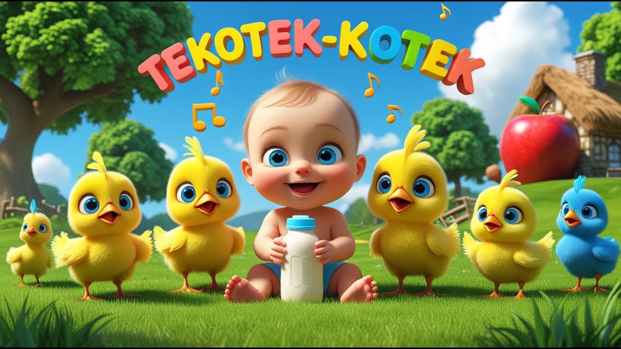 TEKOTEK-KOTEK ANAK AYAM - KUMPULAN LAGU ANAK DAN BALITA TERPOPULER | Lopelope