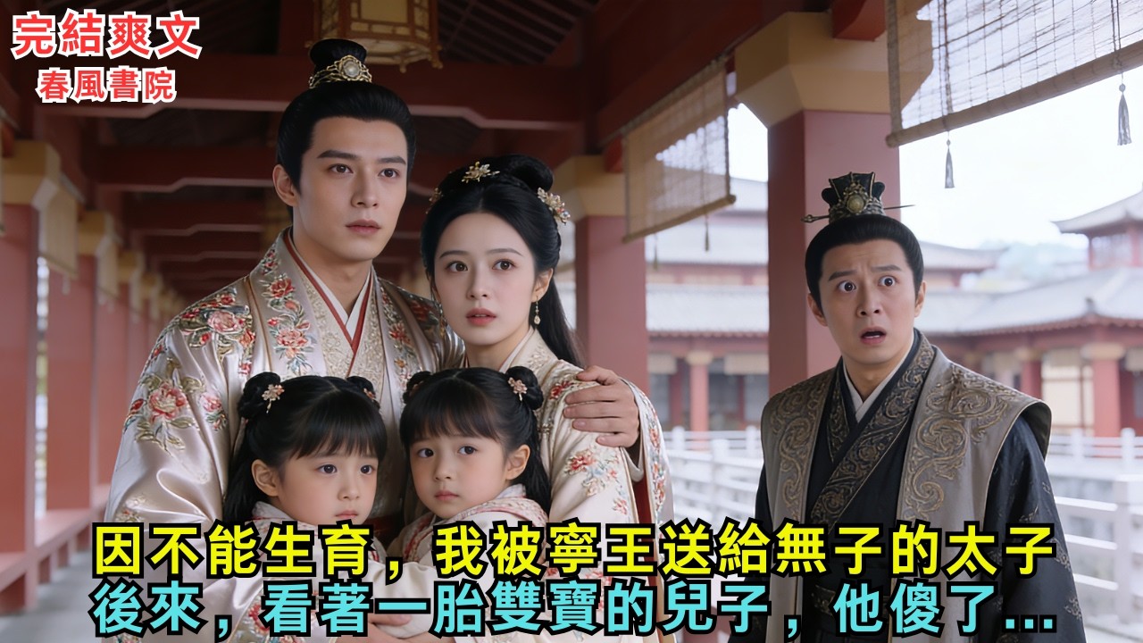 因不能生育，我被寧王送給無子的太子，後來，看著一胎雙寶的兒子，他傻了...#古言#小說#爽文#故事頻道#完結