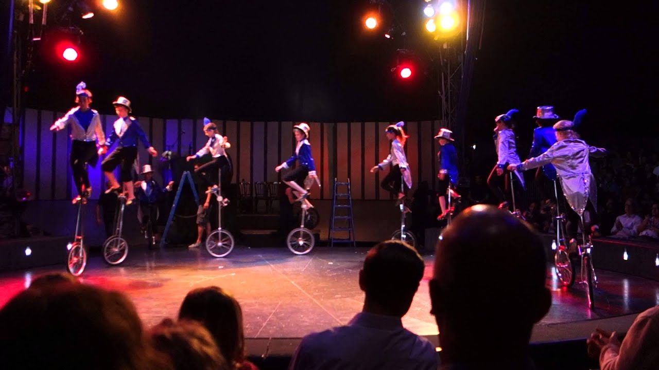 Kinderzirkus Robinson, Dernière 2014, Einrad/Hocheinrad