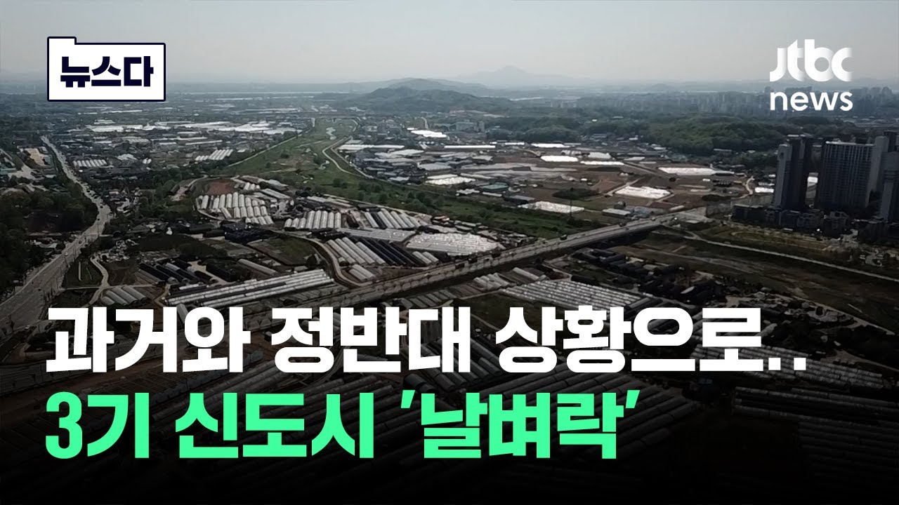 부동산 한파에도 뜨거웠는데…고양 창릉도, 김포한강 지구도 '날벼락' #뉴스다 / JTBC News