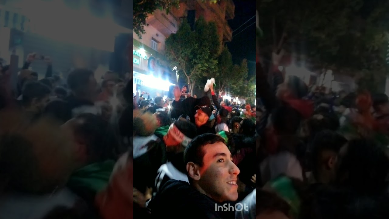 الاخضرية.. احتفالات الشعب بفوز الفريق الوطني الجزائري بكأس العرب قطر 🇶🇦 2021 الجزائر 🇩🇿 2 تونس 🇹🇳 0